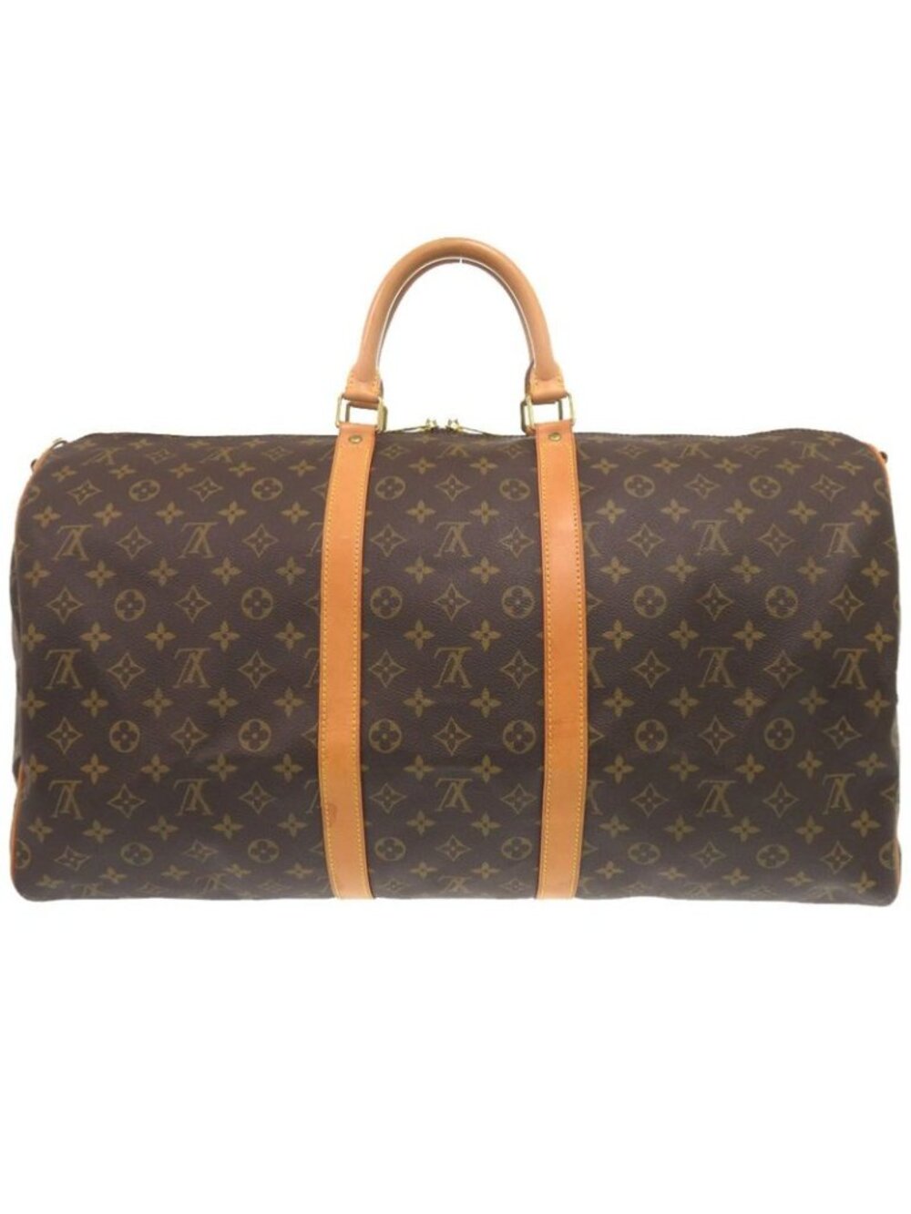 Louis Vuitton Keepall Bandoliere 60 Monogram Boston Bag 1852 - Picture 2 of 9